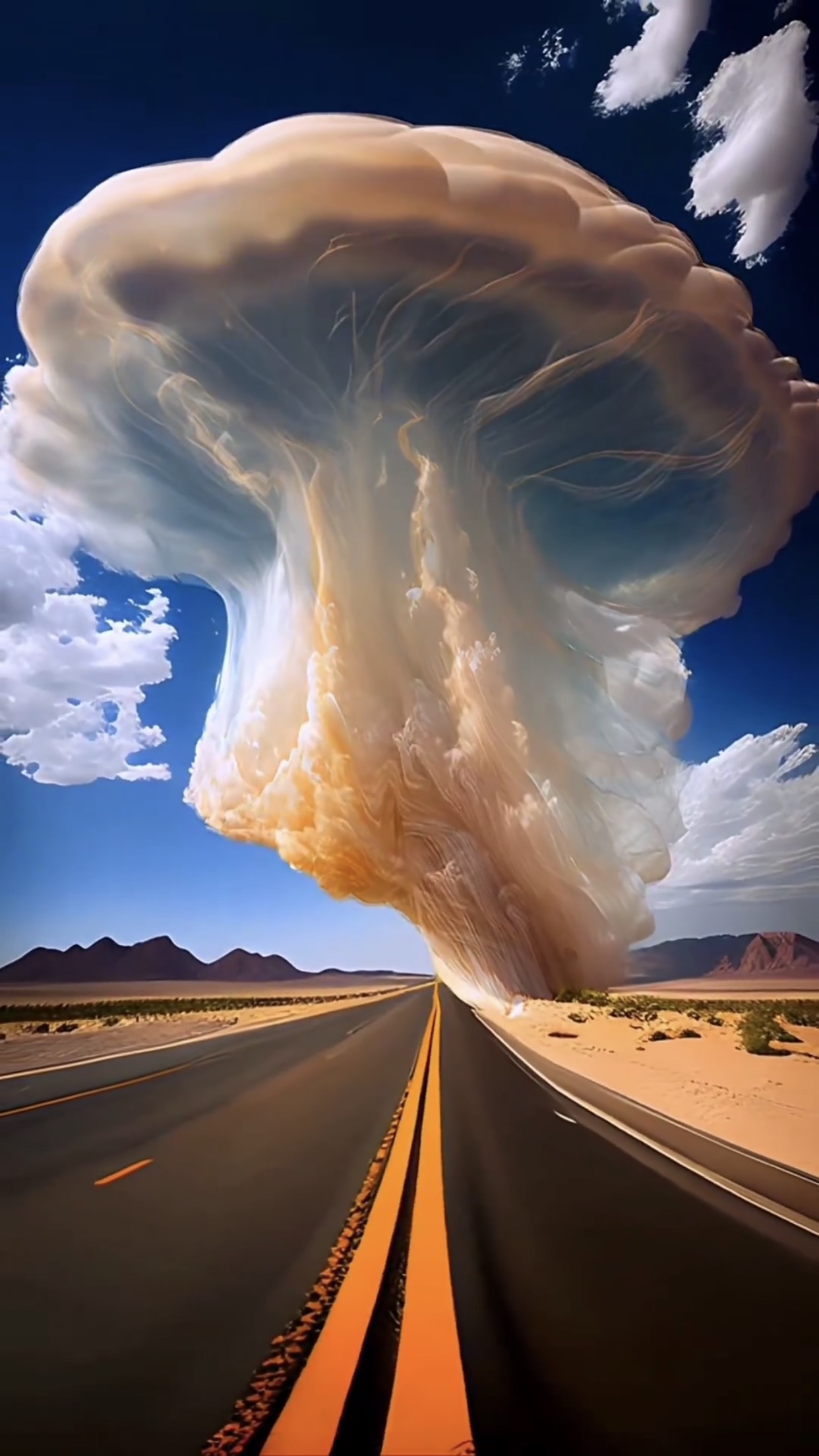 teггіfуіпɡ But Enchanting Moment Of A Tornado Turns Clouds Into An ...